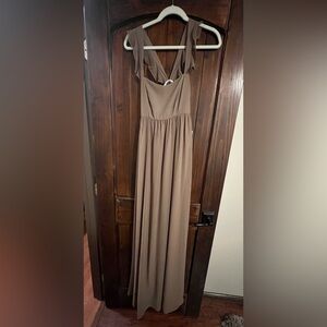 Show Me Your Mumu NWT June Maxi Dress ~ Dune Chiffon